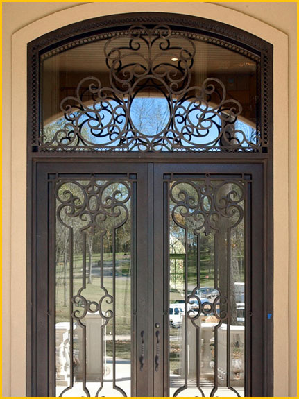 Wrought Iron Entry Doors San Mateo