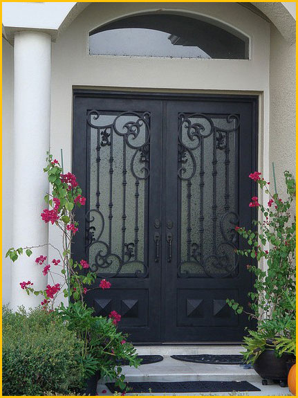 Wrought Iron Entry Doors San Mateo