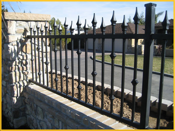 Neighborhood Iron Fence San Mateo