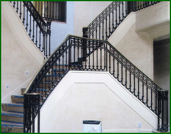 Wrought Iron Stair Railings - San Mateo