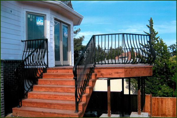 Wrought Iron Hand Railings San Mateo 